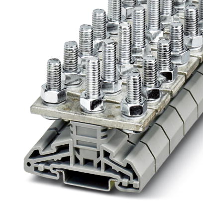 Phoenix Contact High Current Terminal Block; HV M8/2; Gray